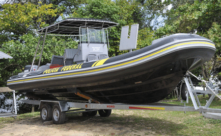 Polícia Federal do Amazonas recebe barcos especiais de combate a crimes
